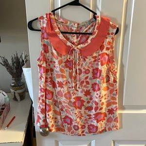 Boden silk floral top